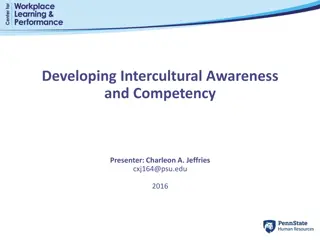 Developing Intercultural Awareness and Competency