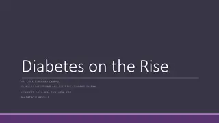 Factors Leading to Type 2 Diabetes Rise