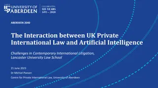 Interaction between UK Private International Law and Artificial Intelligence Challenges