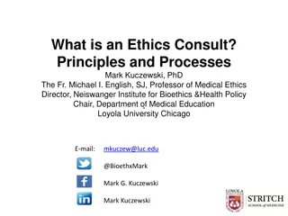 Ethics Consultation Process: Case Study of Mrs. Czarniwicz