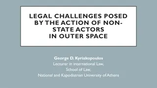 Legal Challenges Posed by Non-State Actors in Outer Space