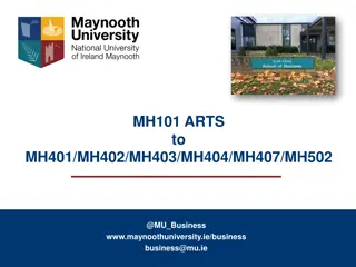 MH101 Arts Pathway Transfer Requirements