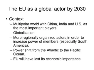 EU as a Global Actor by 2030: Shifting Powers and Future Challenges