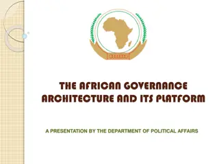 African Governance Architecture & Platform Overview