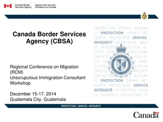Canada Border Services Agency: Safeguarding Canadian Borders and Security