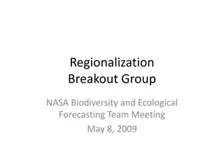 Regional Biodiversity Monitoring Efforts: Collaboration and Engagement