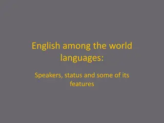English as a Global Language: Insights and Facts