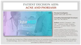 Patient Decision Aids for Acne and Psoriasis