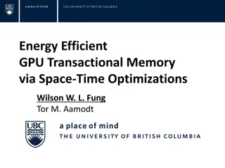 Energy-Efficient GPU Transactional Memory
