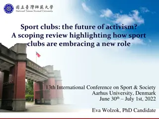 Sport Clubs Embracing New Activist Role
