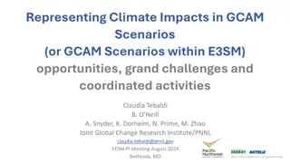 Representing Climate Impacts in GCAM Scenarios