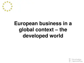 European Business in a Global Context - Developed World Overview