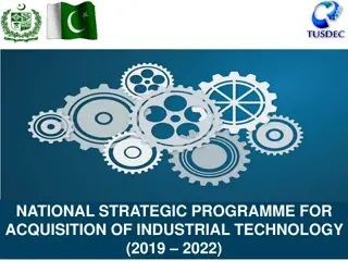 NATIONAL STRATEGIC PROGRAMME FOR INDUSTRIAL TECHNOLOGY