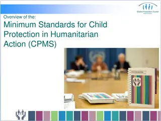 Minimum Standards for Child Protection in Humanitarian Action