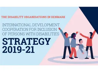 International Development Cooperation for Persons with Disabilities