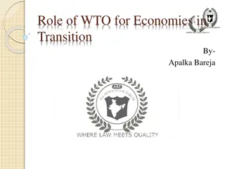 Role of WTO in Transition Economies