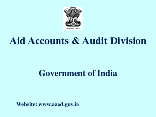 Aid, Accounts & Audit Division Government of India Overview