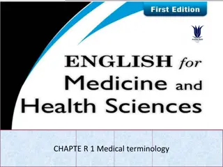 Medical Terminology Basics and Concepts