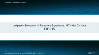 Ledipasvir-Sofosbuvir Treatment in Cirrhotic GT1 Patients: SIRIUS Trial Insights