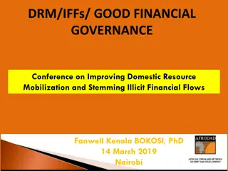 Improving Domestic Resource Mobilization and Stemming Illicit Financial Flows