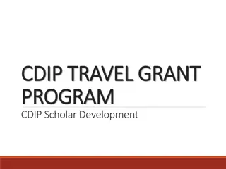 CDIP Travel Grant Program Guidelines