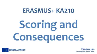 ERASMUS+ KA210 Scoring Thresholds and Consequences