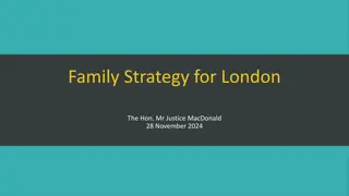 Family Strategy for London - Public Law Proceedings and Case Management