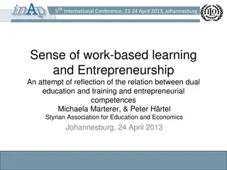 Reflection on Dual Education and Entrepreneurship at 5th International Conference