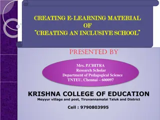 Creating an Inclusive School: Understanding Disabilities, Models & Education System in India