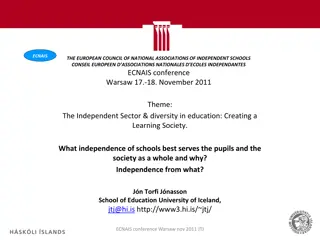 Independent Sector & Diversity in Education: Role of Independence
