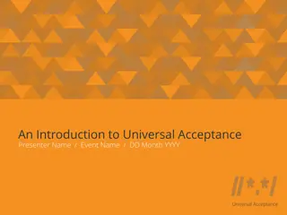 Introduction to Universal Acceptance - Ensuring Email and Domain Compatibility