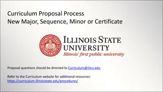 Curriculum Proposal Process for New Programs