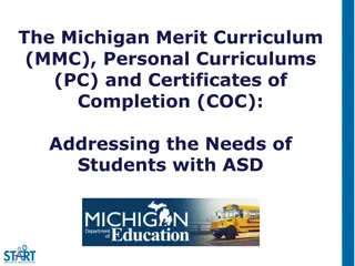 Addressing the Needs of Students with ASD