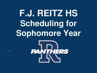 F.J. REITZ HS Sophomore Year Scheduling