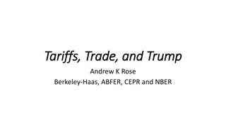 Tariffs, Trade, and Trump: Insights and Implications