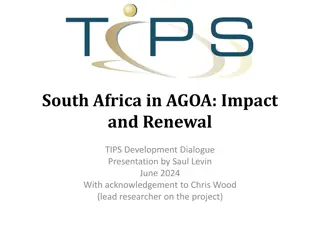 South Africa's AGOA Impact and Renewal Insights