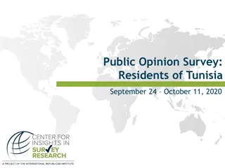 Public Opinion Survey: Residents of Tunisia - September 2020
