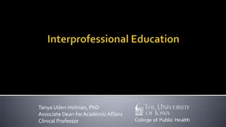 Interprofessional Education for Effective Collaboration