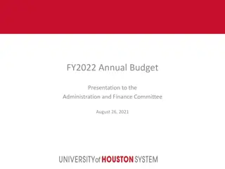 University of Houston System FY2022 Budget Summary