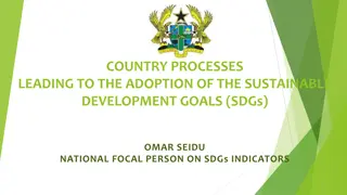 Sustainable Development Goals (SDGs) Adoption Processes and National Committees