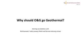 Benefits of Geothermal Energy Transition for Oil & Gas Industry