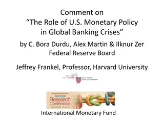 Role of U.S. Monetary Policy in Global Banking Crises