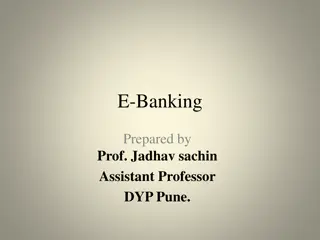 E-Banking Services and Benefits