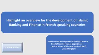 Overview of Islamic Banking in French-speaking Countries