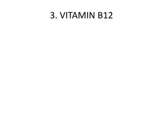 Pernicious Anaemia: Vitamin B12 Deficiency and Symptoms