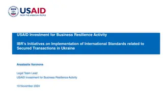 USAID Investment for Business Resilience Activity in Ukraine
