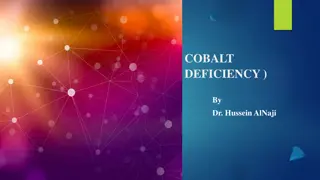 Cobalt Deficiency in Ruminants: Causes and Clinical Signs