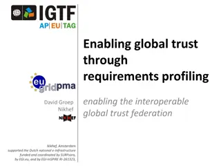 Enabling Global Trust Through Requirements Profiling