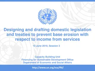 Preventing Base Erosion in Income Services Legislation