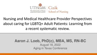 Caring for LGBTQ+ Patients: Provider Perspectives